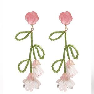 Bohemian flower earrings M308